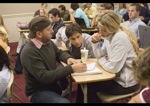 Blake Lively, Justin Long and Steve Pink in Accepted (2006)