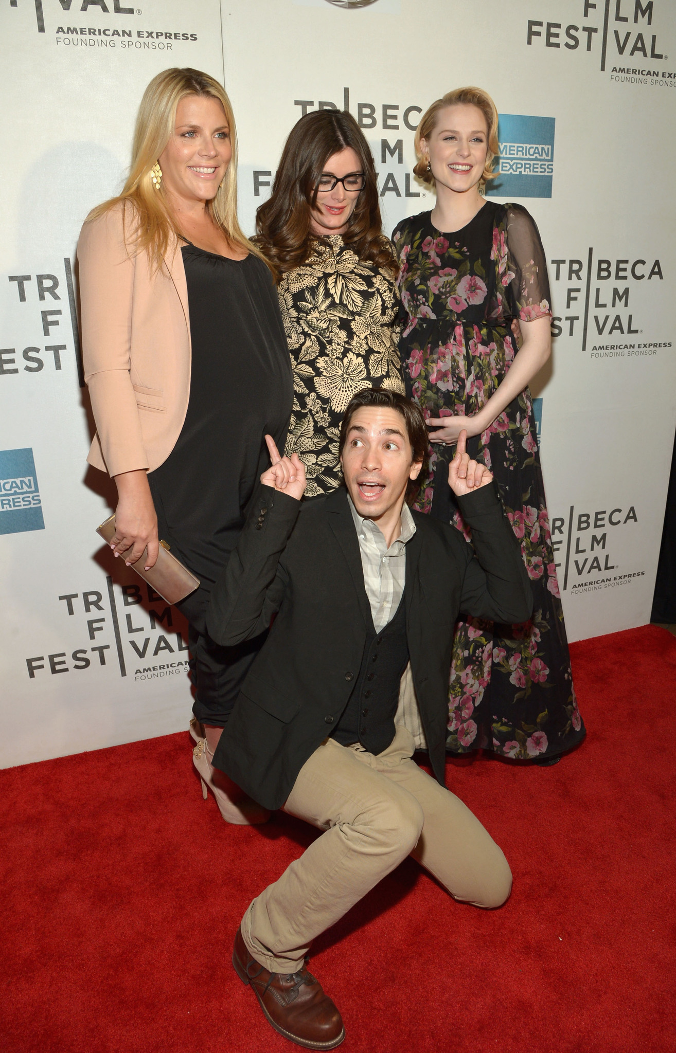 Busy Philipps, Kat Coiro, Justin Long and Evan Rachel Wood at event of A Case of You (2013)