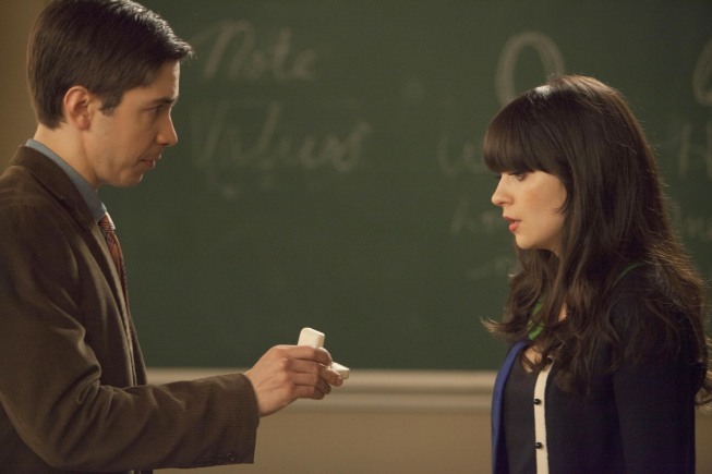 Still of Zooey Deschanel and Justin Long in New Girl (2011)