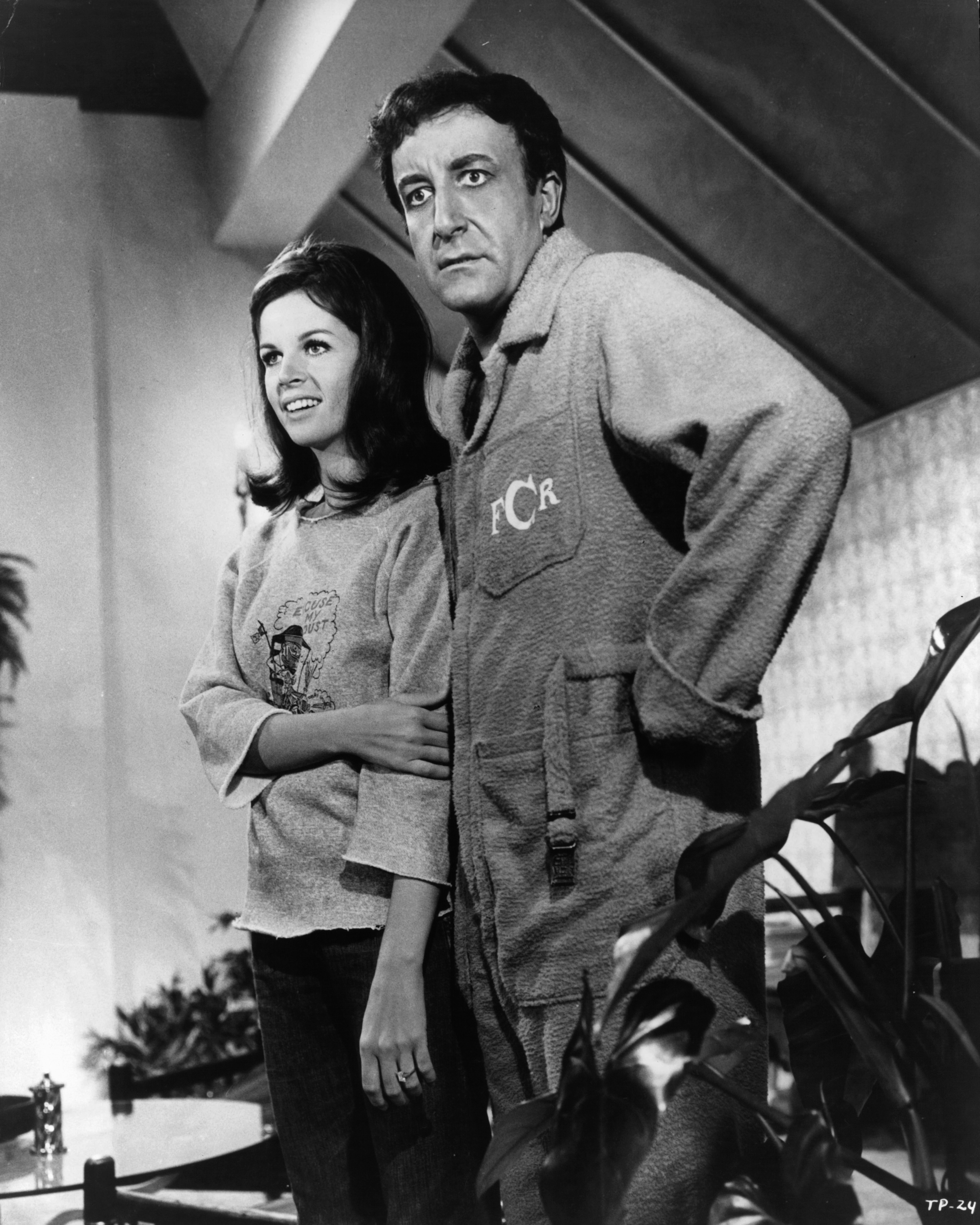 Still of Peter Sellers and Claudine Longet in The Party (1968)
