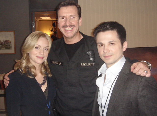 On the Set of Chaos. Christina Cole, Simon Longmore, Freddy Rodriguez