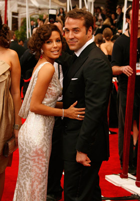 Jeremy Piven and Eva Longoria at event of 14th Annual Screen Actors Guild Awards (2008)