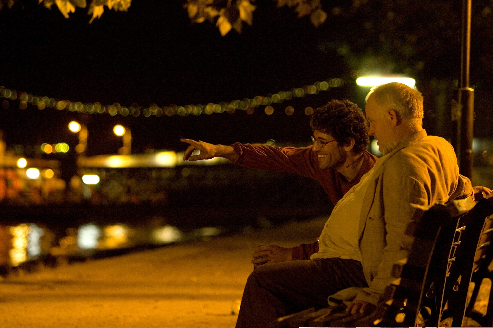 Still of Nuno Lopes and Robert Pugh in Goodnight Irene (2008)