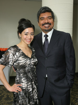 Aimee Garcia and George Lopez