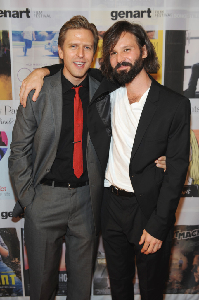 Jayce Bartok and Rodrigo Lopresti NY premier of A Song Still Inside at the 18th Annual Genart Film Festival - Inside at AMC Lowes Village on October 4, 2013 in New York City.
