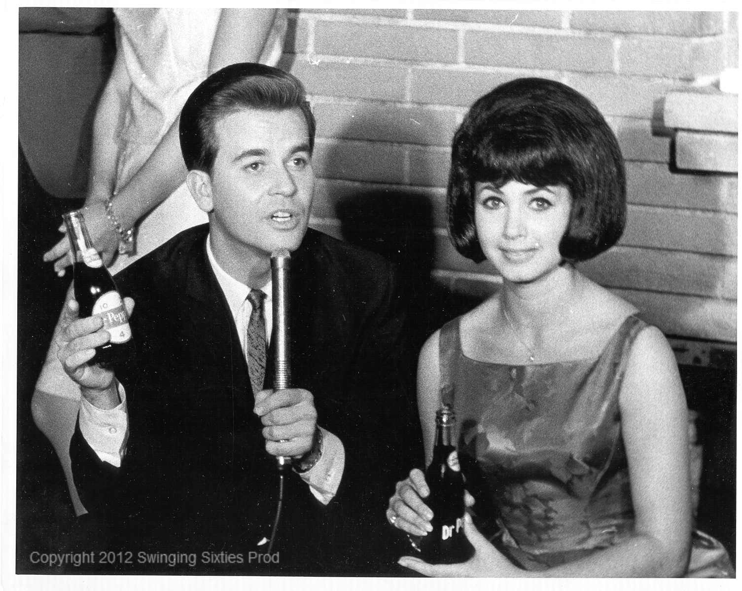 Donna Loren and Dick Clark co-hosting 