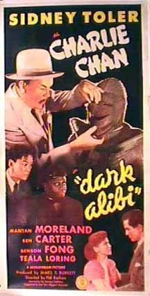 Ben Carter, Benson Fong, Teala Loring and Sidney Toler in Dark Alibi (1946)