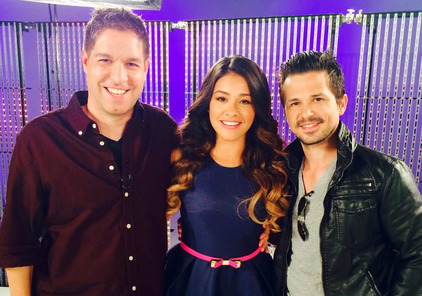 Writer-director Francisco Lorite w/ Gina Rodriguez and Freddy Rodriguez at NUVOtv's Nu POV 