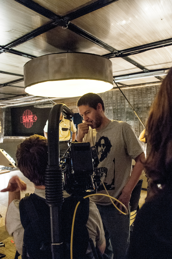 Writer-Director Francisco Lorite on the set of MEDIATION