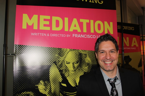 MEDIATION writer-director Francisco Lorite on the red carpet for NUVO TV Emerging Latino Filmmakers Showcase