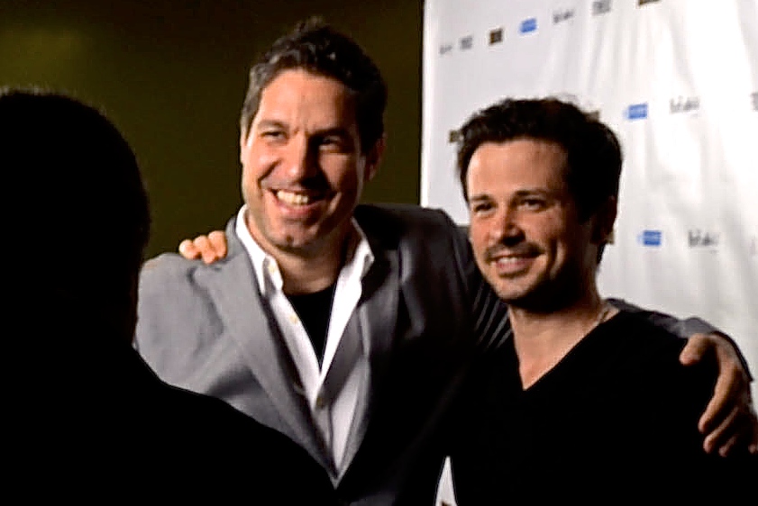 Francisco Lorite and Freddy Rodriguez at the NFMLA screening of MEDIATION