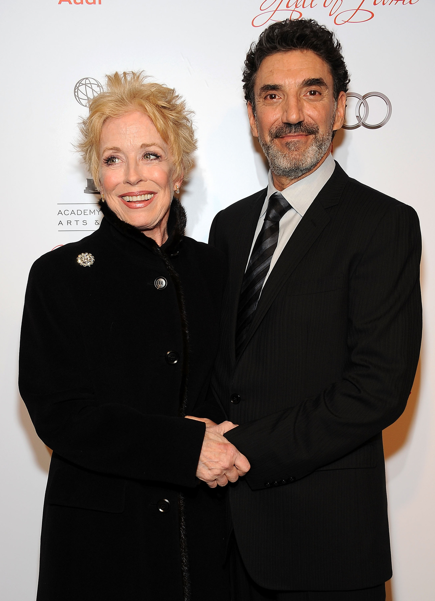 Chuck Lorre and Holland Taylor