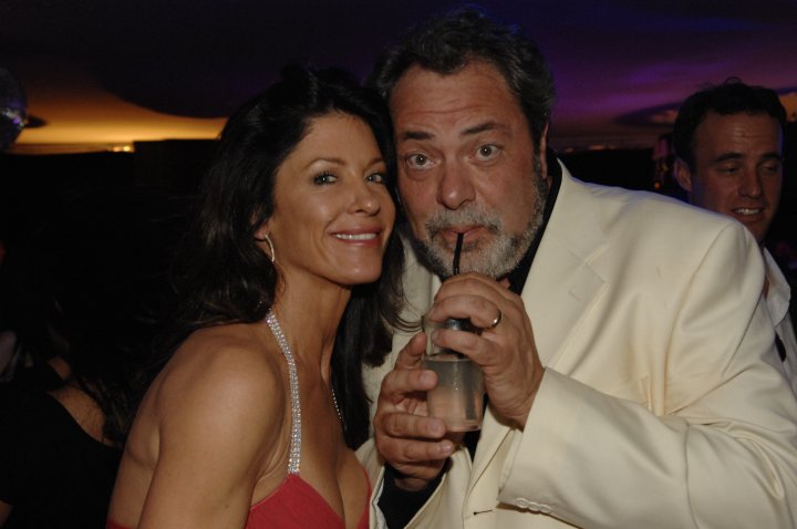 Julie Lott Gallo and George Gallo at the Middle Men party in Cannes.