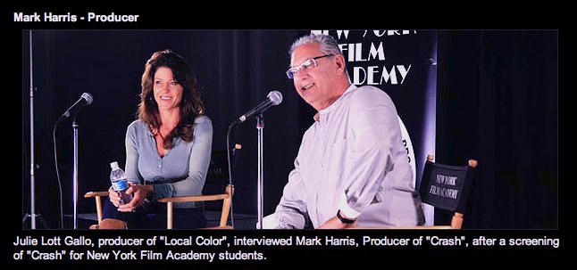 Julie Lott Gallo interviews Mark Harris at New York Film Academy.