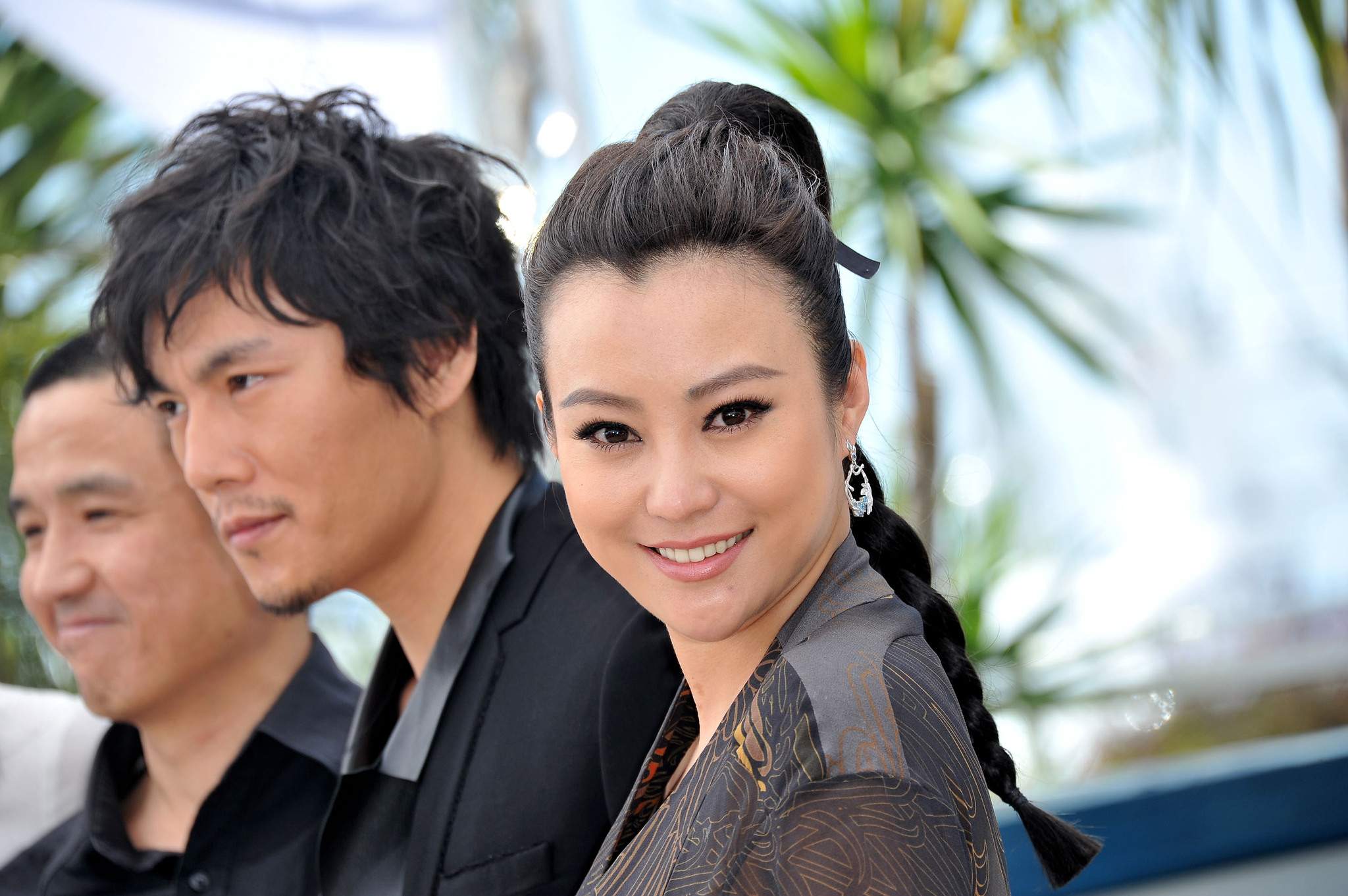 Ye Lou, Lei Hao and Hao Qin at event of Fu cheng mi shi (2012)