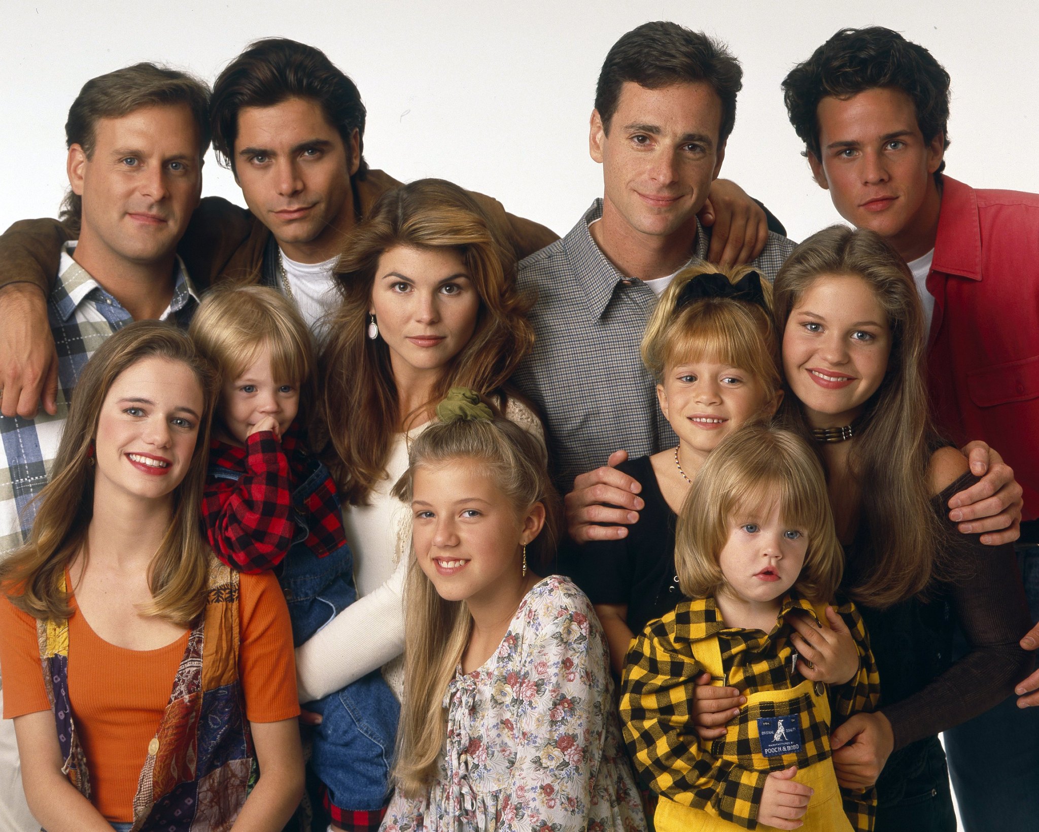Still of Mary-Kate Olsen, John Stamos, Andrea Barber, Candace Cameron Bure, Dave Coulier, Lori Loughlin, Bob Saget, Jodie Sweetin and Scott Weinger in Full House (1987)