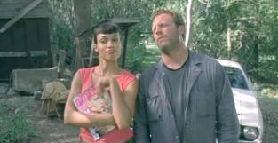 Rosario Dawson and Jonathan Loughran in Deathproof