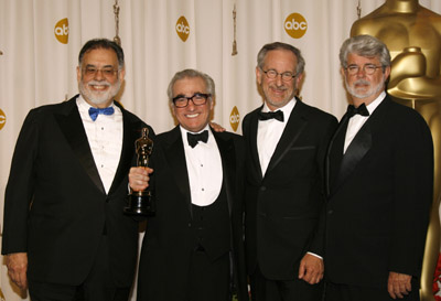 George Lucas, Martin Scorsese, Steven Spielberg and Francis Ford Coppola at event of The 79th Annual Academy Awards (2007)