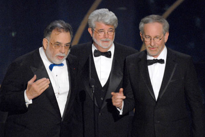 George Lucas, Steven Spielberg and Francis Ford Coppola at event of The 79th Annual Academy Awards (2007)