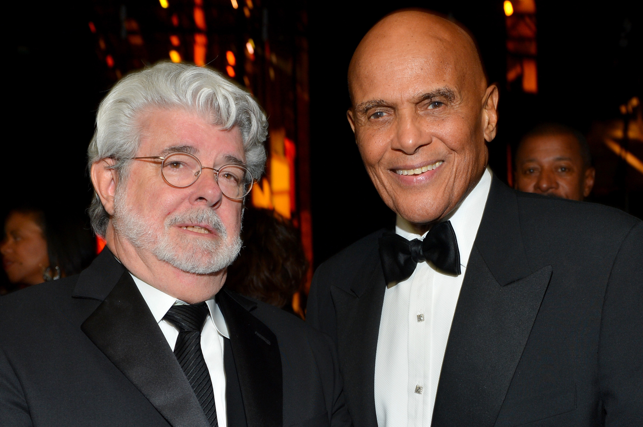 George Lucas and Harry Belafonte