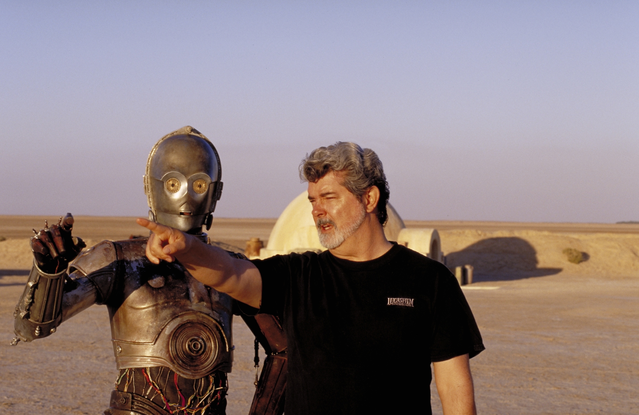 Still of George Lucas in Zvaigzdziu karai. Klonu ataka (2002)