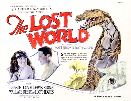 Lloyd Hughes and Bessie Love in The Lost World (1925)