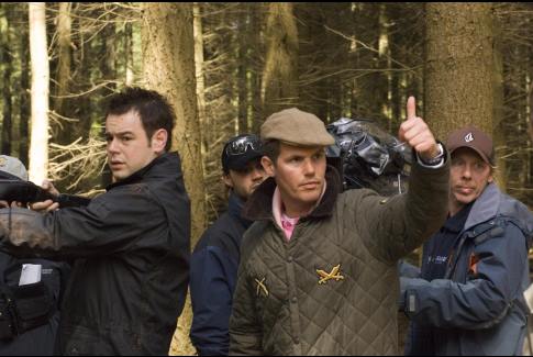 Still of Danny Dyer and Nick Love in Outlaw (2007)