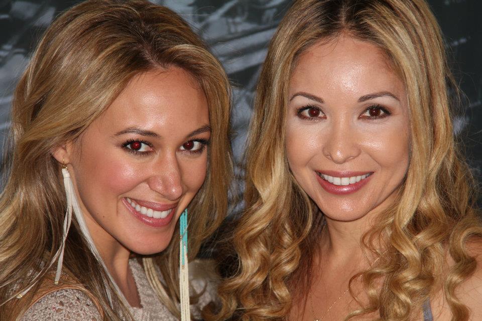 Haylie Duff and Rianna Loving at Coachella Event