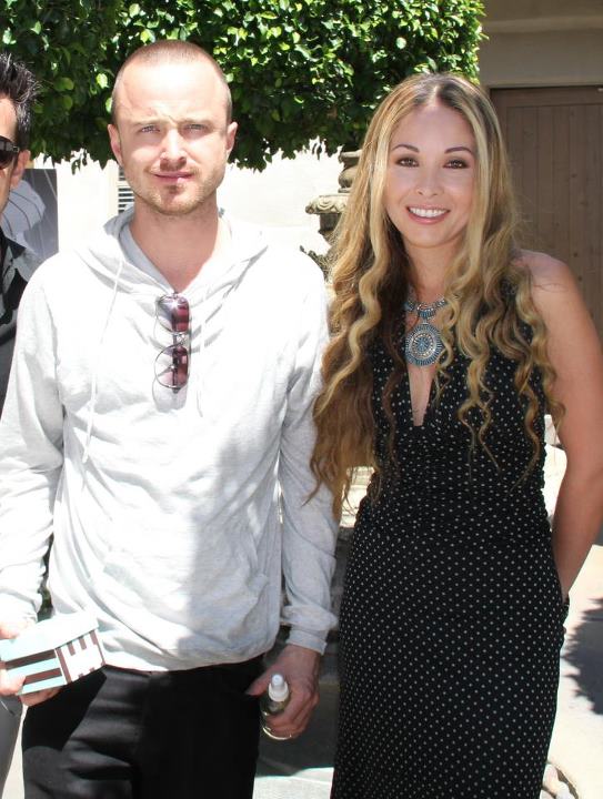 Rianna Loving and Aaron Paul at Coachella Event
