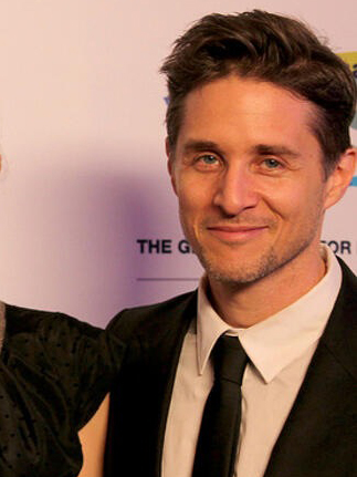 Yuri Lowenthal on the Red Carpet at the 2012 IAWTV Awards; he was a presenter and nominated for his series Shelf Life.