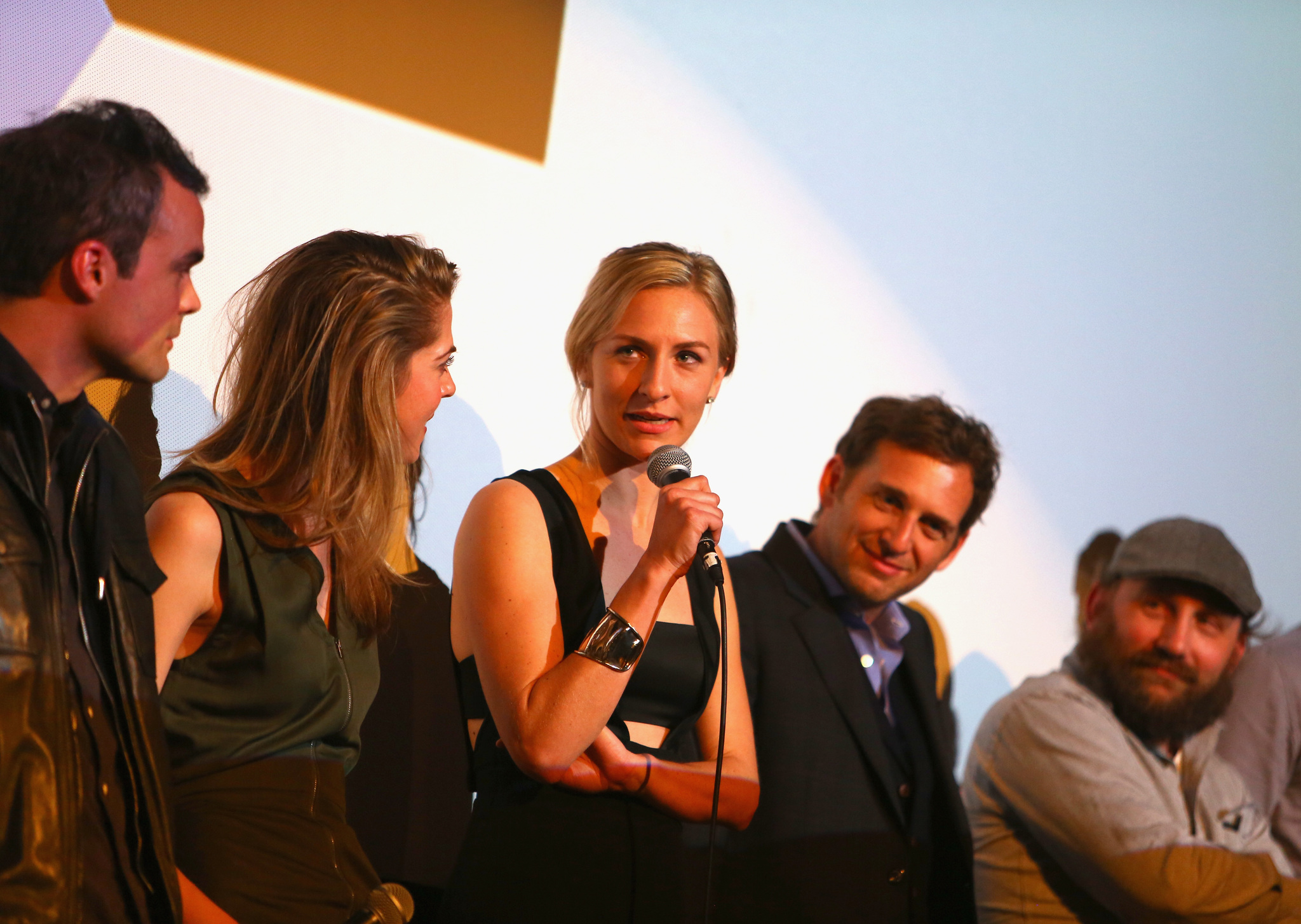 Josh Lucas, Mickey Sumner, Joseph Krings and Lucy Owen at event of The Mend (2014)