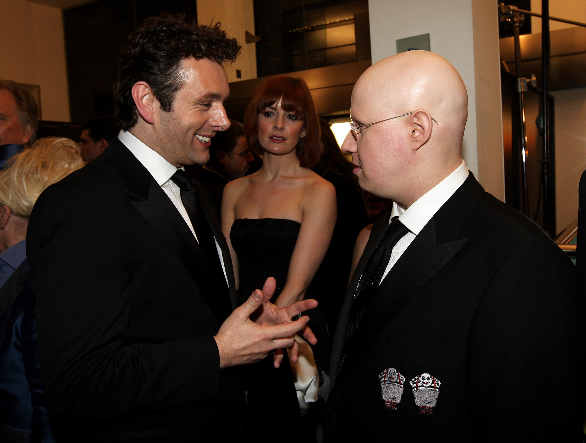 Matt Lucas and Michael Sheen at event of Alisa stebuklu salyje (2010)