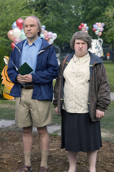 Still of Matt Lucas and David Walliams in Little Britain USA (2008)