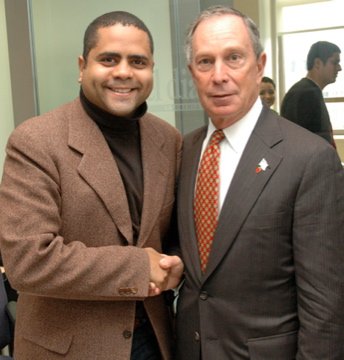 Mike Bloomberg and Lugo