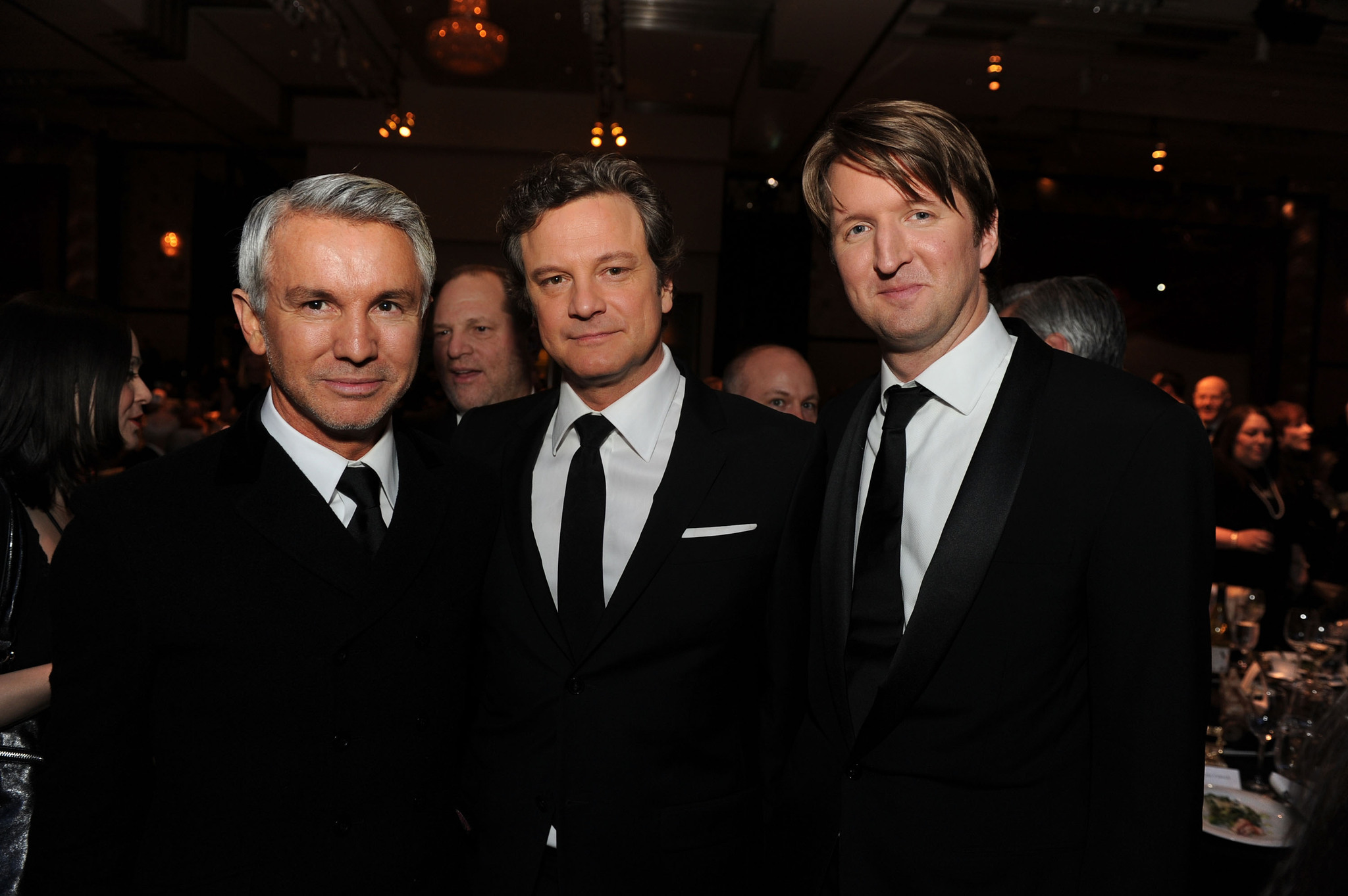 Colin Firth, Tom Hooper and Baz Luhrmann