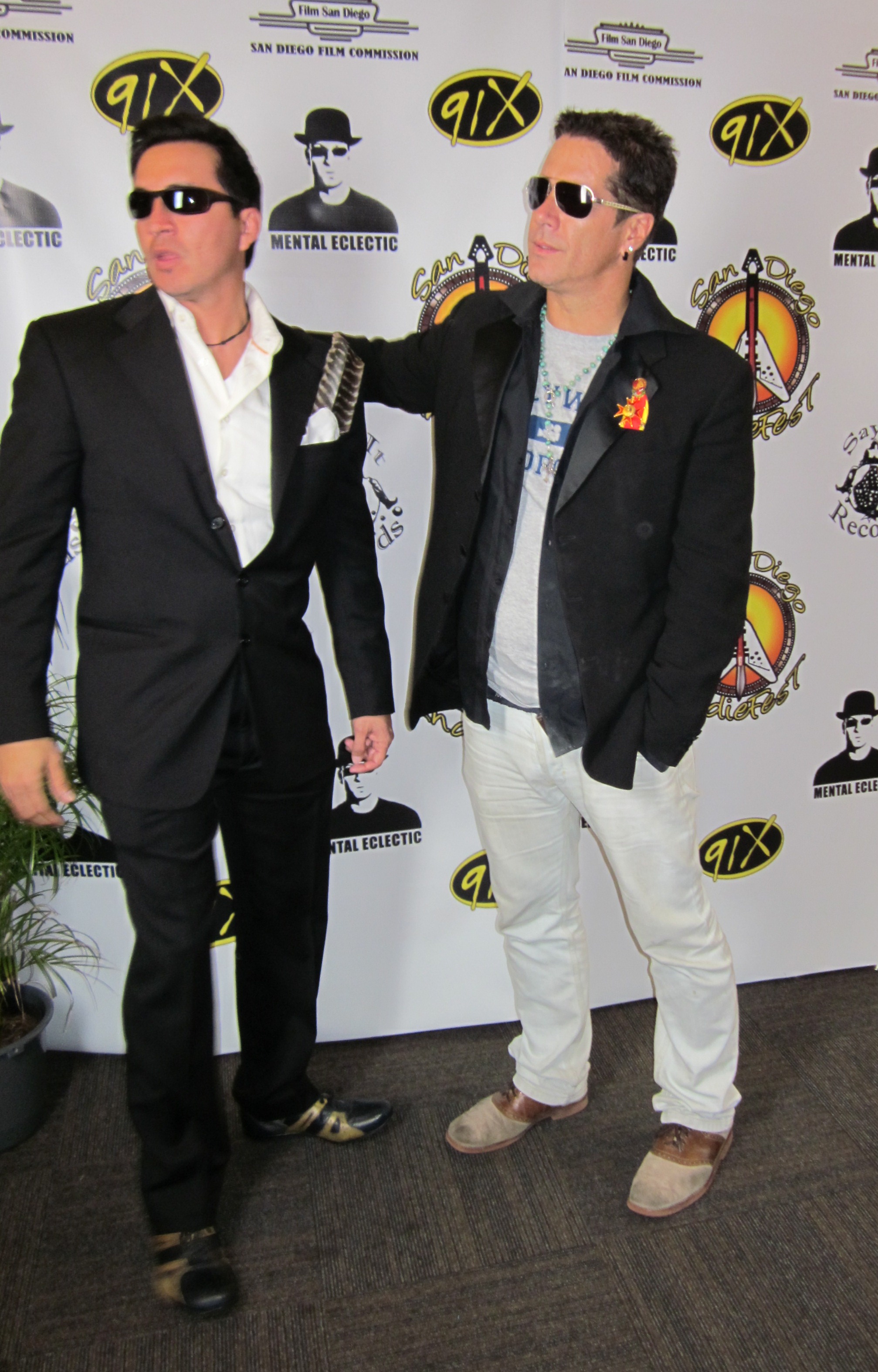More Daniel Luján and Fernando Carrillo at the San Diego Indie Fest's screening of D Street Films, Gone Hollywood.