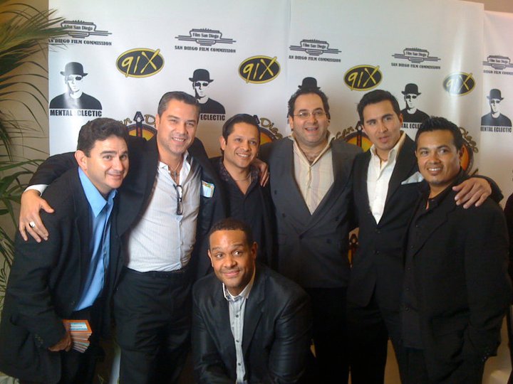 Daniel Luján and cast walking the Red Carpet at the San Diego Indie Fest's screening of D Street Films, Gone Hollywood.