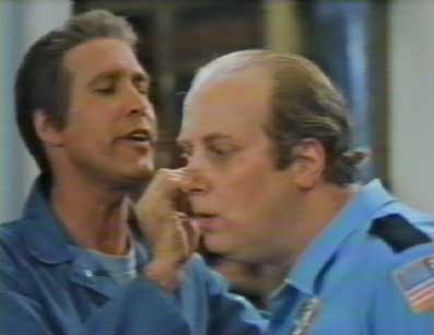 with Chevy Chase in Fletch Lives