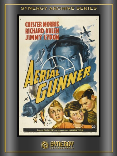 Richard Arlen, Jimmy Lydon, Chester Morris and Amelita Ward in Aerial Gunner (1943)