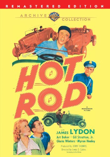 Myron Healey, Jimmy Lydon, Gil Stratton and Gloria Winters in Hot Rod (1950)