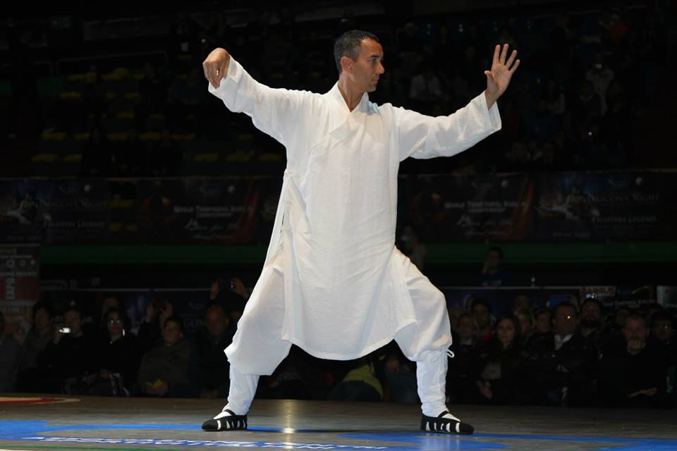 Here performing as a special star gues at the 2014 World Traditional Kung Fu Championships in Rome, Italy