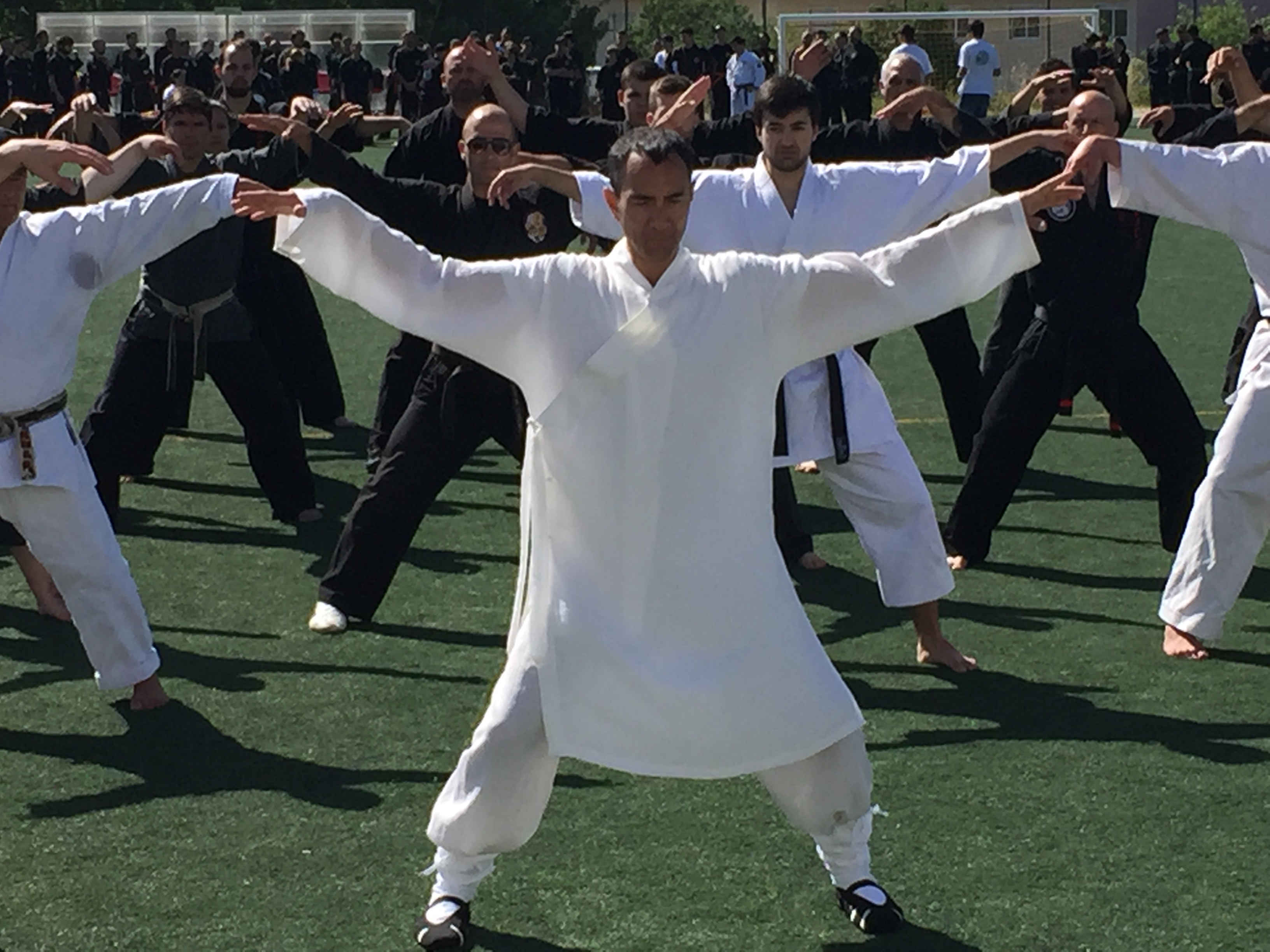 Teaching over 700 students Wudang Tai Chi and my family style of Kung Fu Ling Gar in Lisbon, Portugal