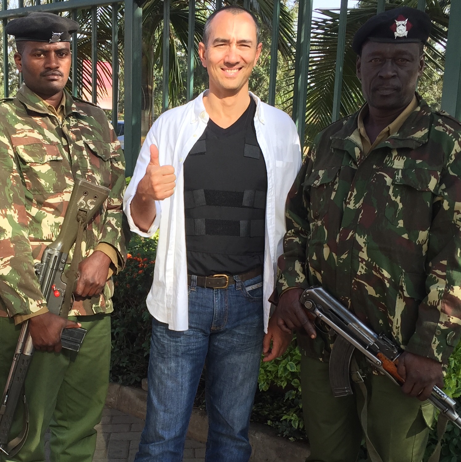 On the job in Nairobi, Kenya