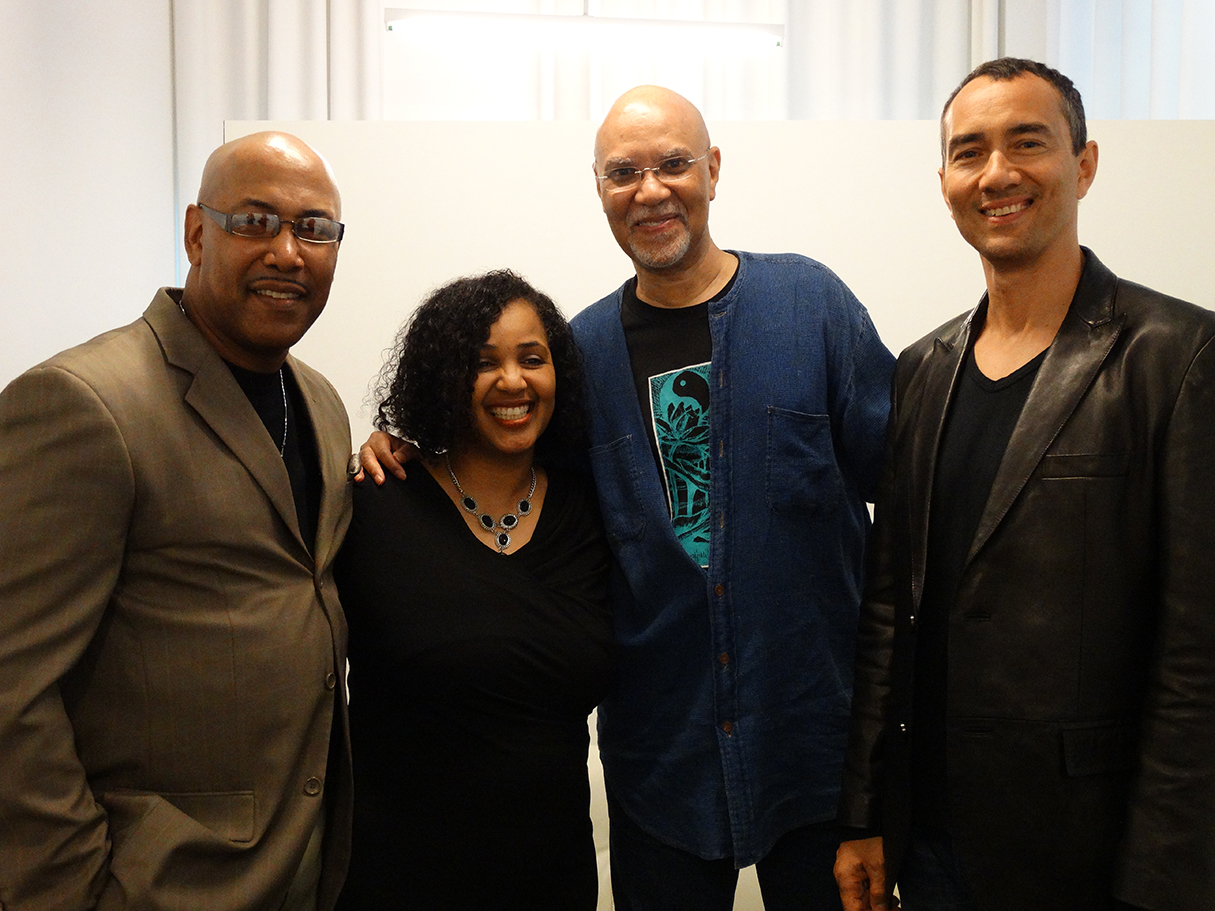 Museum of the Moving Image in Astoria, Queens. Here with TV host of MJ Connection Anita Bailey, Robert Samuels and Director/Producer Warrington Hudlin