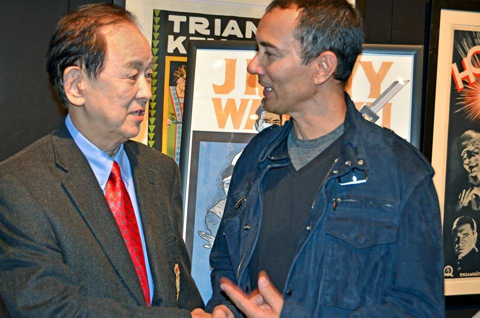 Iconic legend Jimmy Wang Yu here at Walter Reade Theatre -Lincoln Center. I hadn't seen him in 20 years. The first time Jackie Chan introduced me to him at Shaw Brothers Film Co. in Hong Kong