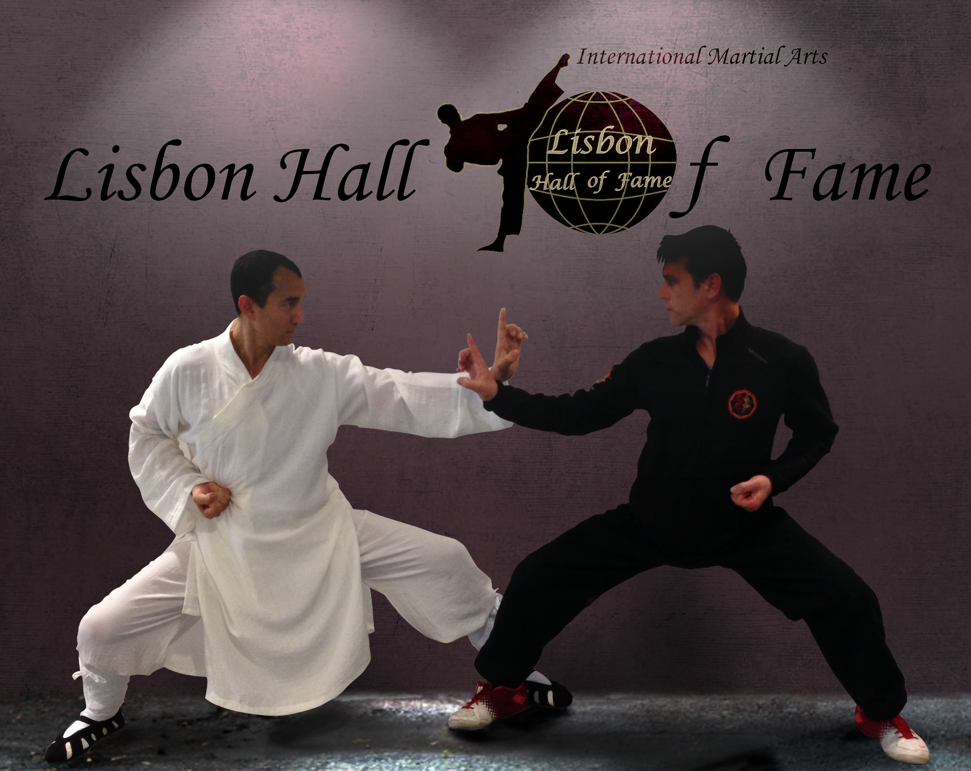 Here as a celebrity guest and inducted into the International Martial Arts Lisbon Hall of Fame. With event organizer and host Vitor Lagarto.