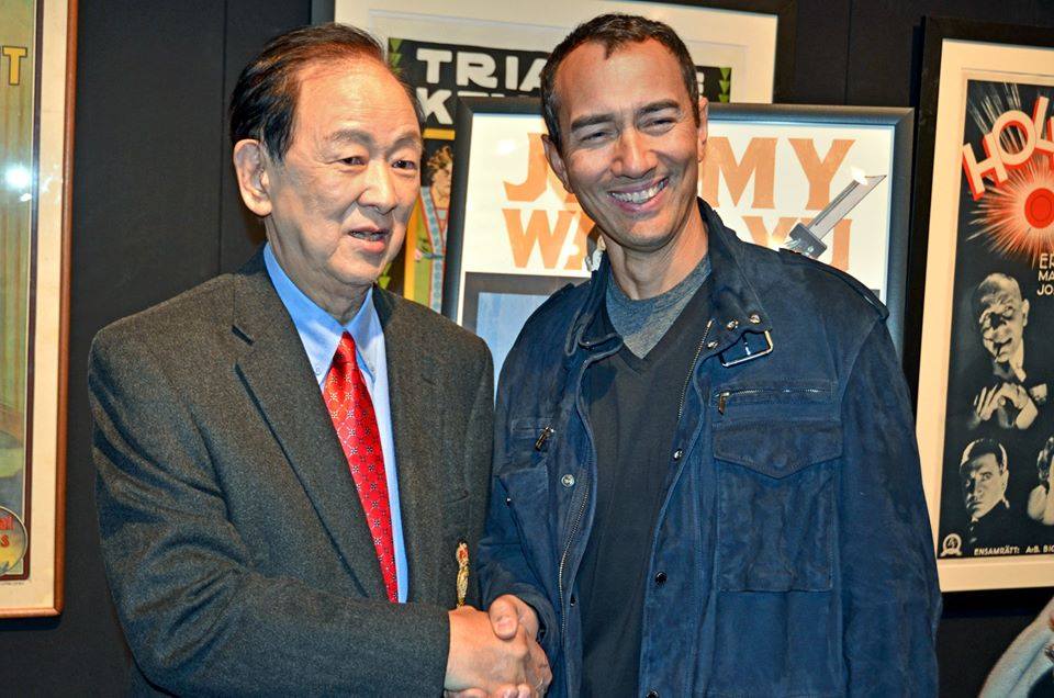With iconic legendary Jimmy Wang Yu star of over 100 films receiving a lifetime achievement award at the Walter Reade Theatre - Lincoln Center. Nov, 2014