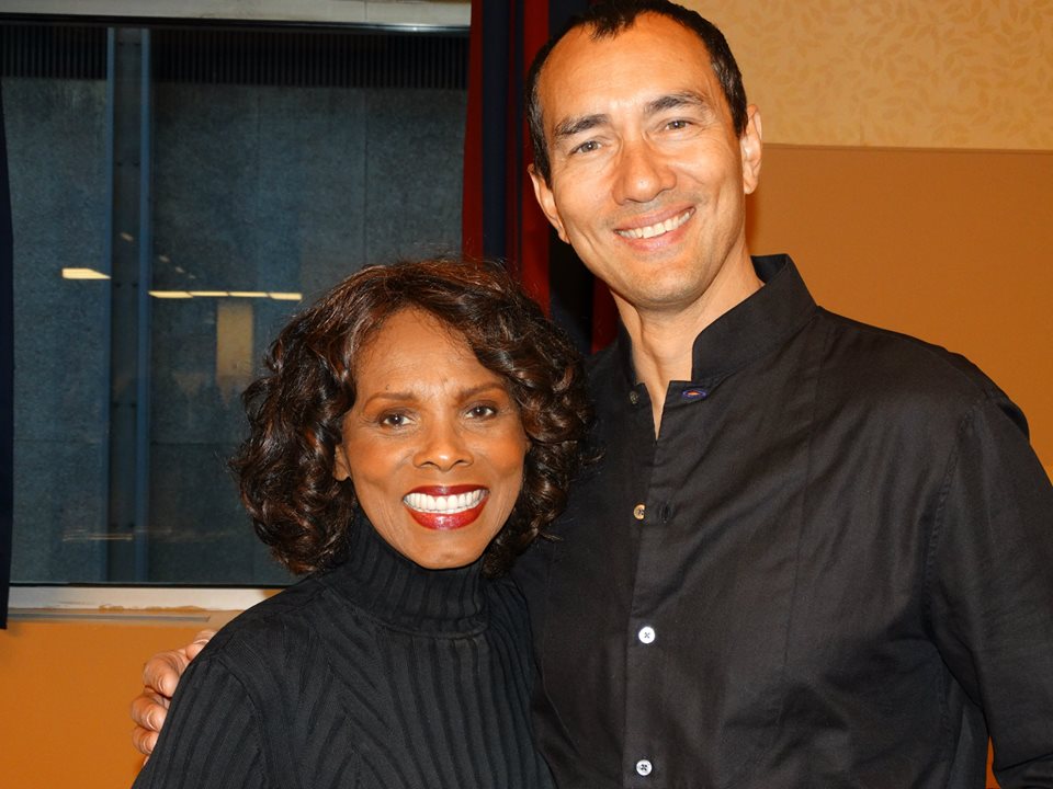 With Gloria Hendry first ever African American leading lady Bond girl. Urban Action Showcase Expo - Hilton Hotel NYC. Nov, 2014