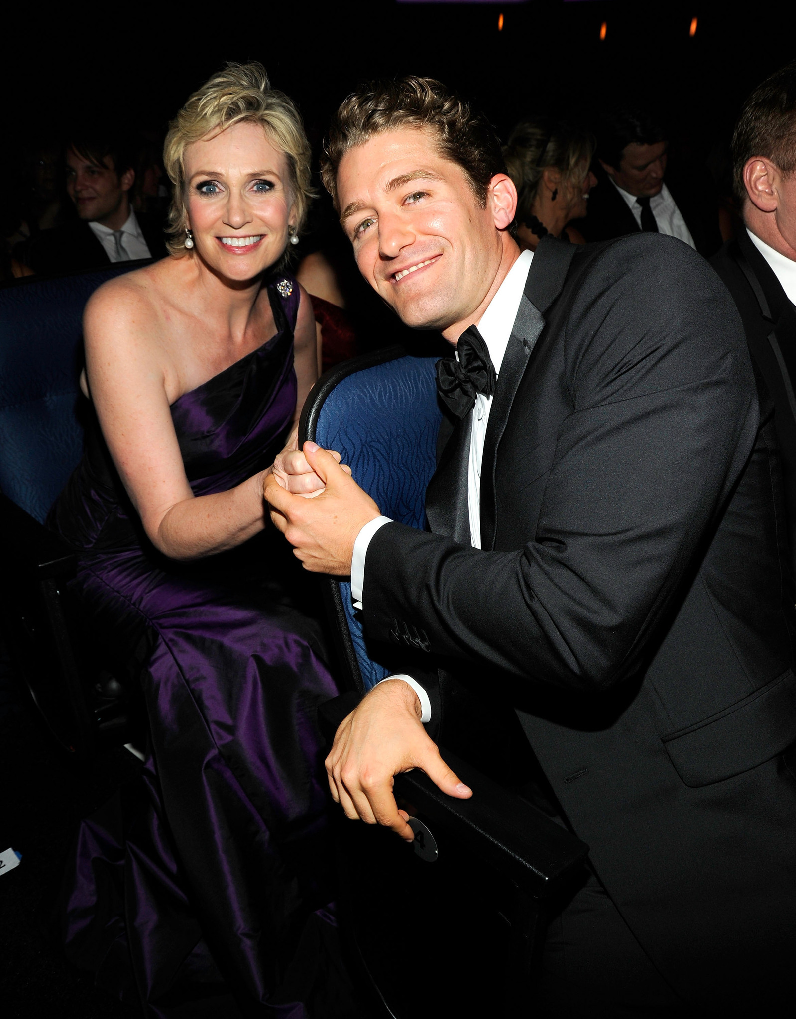 Jane Lynch and Matthew Morrison