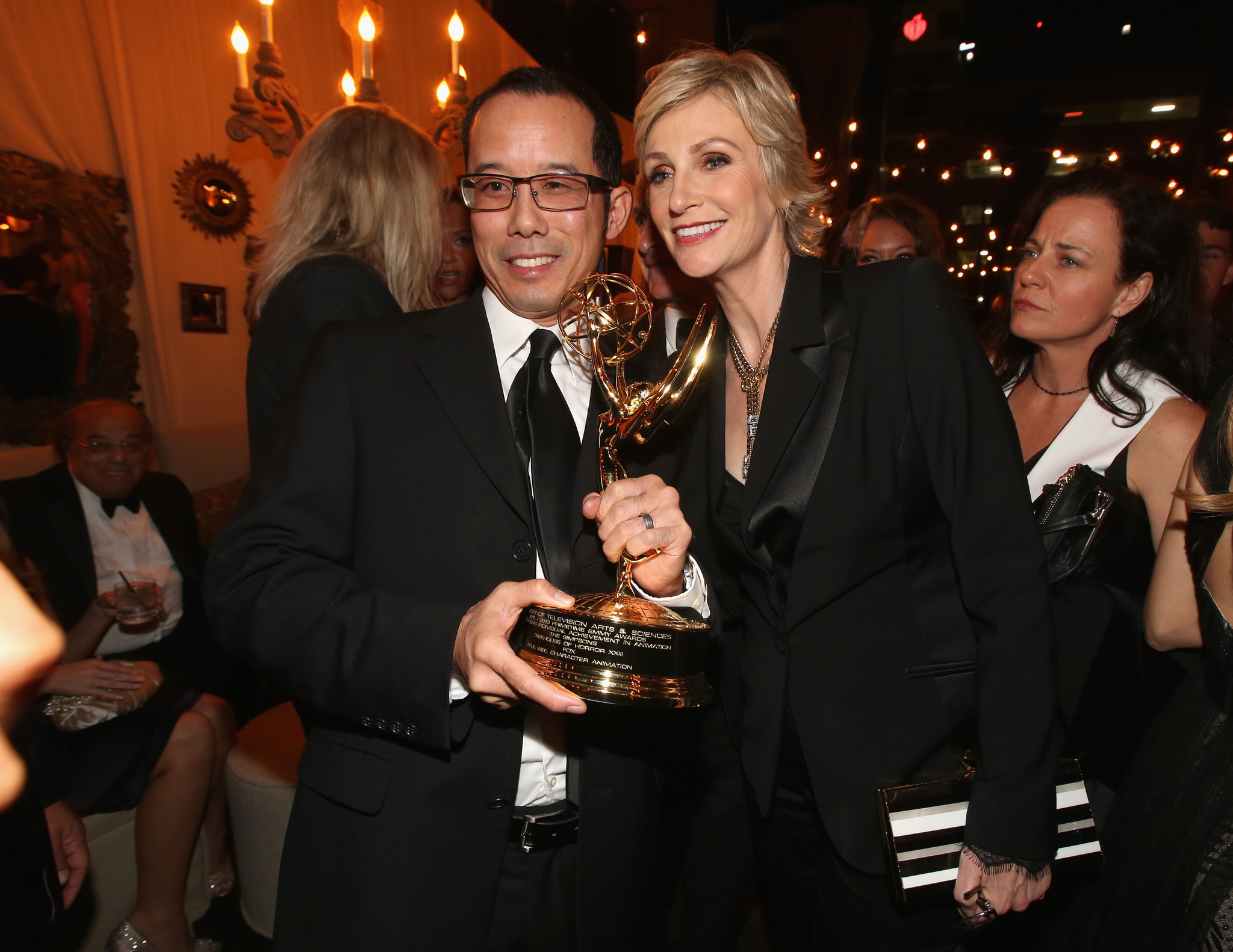Jane Lynch and Paul Wee
